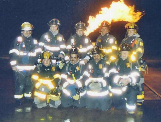 Flammable Gas Live Burn at Middlesex County Fire Academy June 2004.